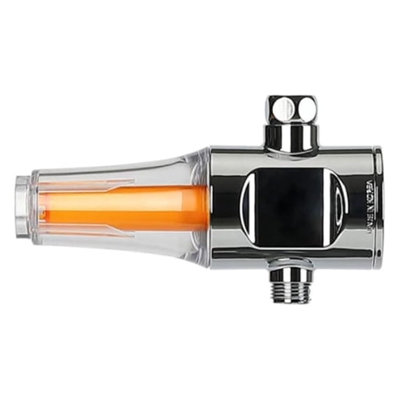Shower Filter Inline, Vitamin C Water Filter - Chlorine & Chloramine Removal - Universal Showerhead Connection