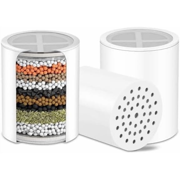 Shower Filter Replacement compatible with Feels Like Om Filtered Shower Head with Water Softener,for Hard Water - Filters Chlorine -3 Pack$$Tools & Hardware Other