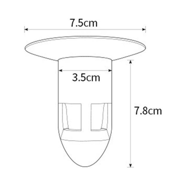 Shower Floor Drain 360° Deodorant Floor Drain Backflow Preventer One