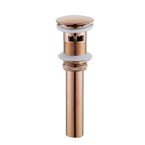 Shower Floor Drain Rose Gold Finish Easy to Clean 6x21cm Dimensions Families with Kids 1Pack