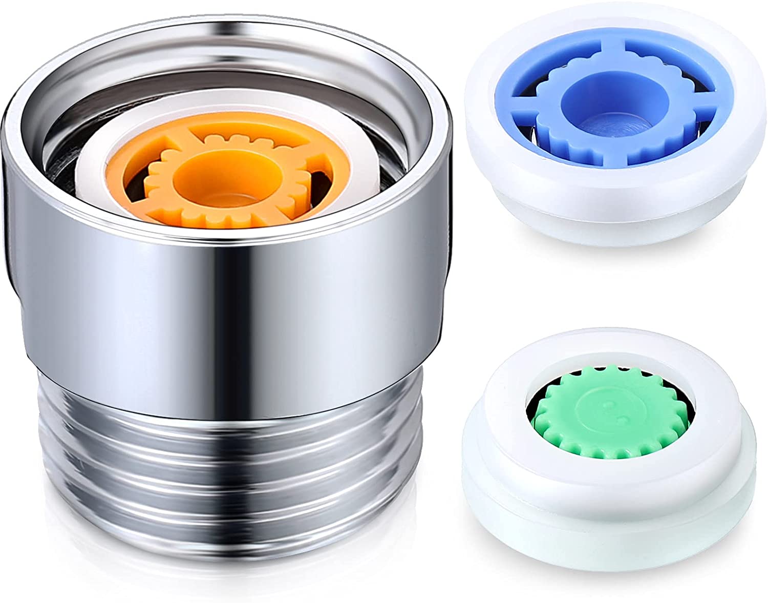 Shower Flow Reducer Limiter Set,Shower Head Flow Restrictor Water Saver Adapter Set Water Flow