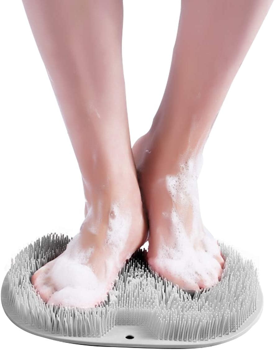 Shower Foot Massage Scrub Brush With NonSlip And Soft Strong Bristles