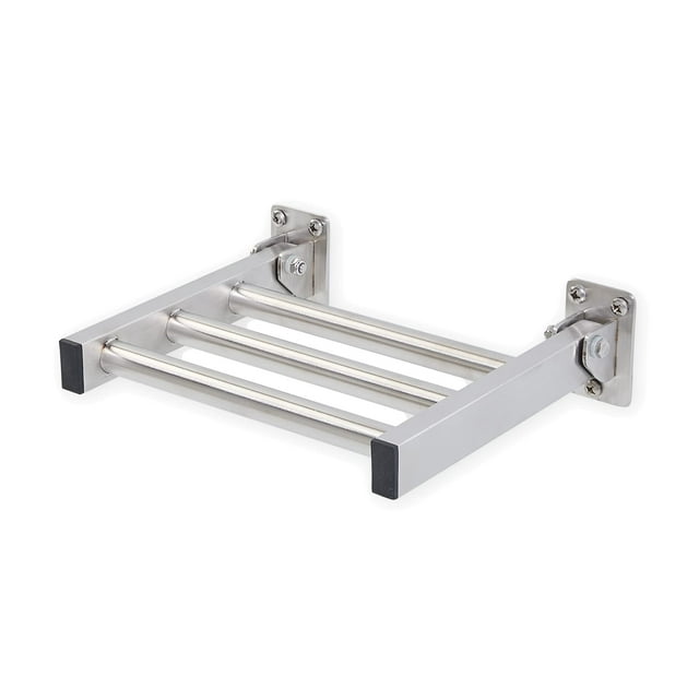 Shower Foot Rest and Shaving Pedestal Wall Mount Folding Shower Ledge