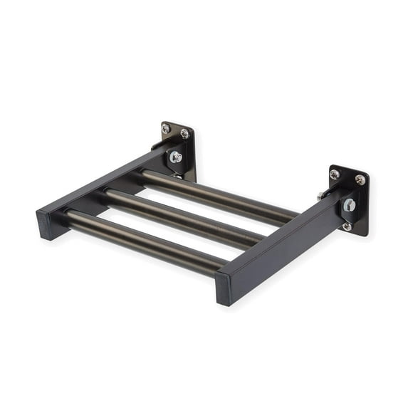 Shower Foot Rest and Shaving Pedestal - Wall Mount Folding Shower Ledge/Elevate Foot for Comfort/Safely Shave Legs and Wash Feet/Supports 200 lbs/ 304 Stainless/Oil Rubbed Bronze/ 9”x 8”