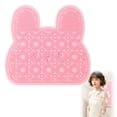 thumbnail image 1 of Shower Foot Scrubber Mat with Non-Slip Suction Cups, Shower Foot and Back Scrubber,Foot Spa Brush for Cleaning & Exfoliating, Foot Points Reflexology Mat for Relax Your Feet,12X12.8 Inch,Pink, 1 of 9