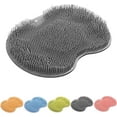 thumbnail image 1 of Shower Foot and Back Scrubber Massage Pad, 2025 New Shower Foot & Back Scrubber, Wall Mounted Massage Pad, for Use in Cleaner Men and Women (Gray), 1 of 2