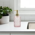 thumbnail image 1 of Clear Glass Pump Bottle for Shower Gel, Liquid Soap, Lotion, Shampoo - Simple and Dispenser Container, 1 of 6