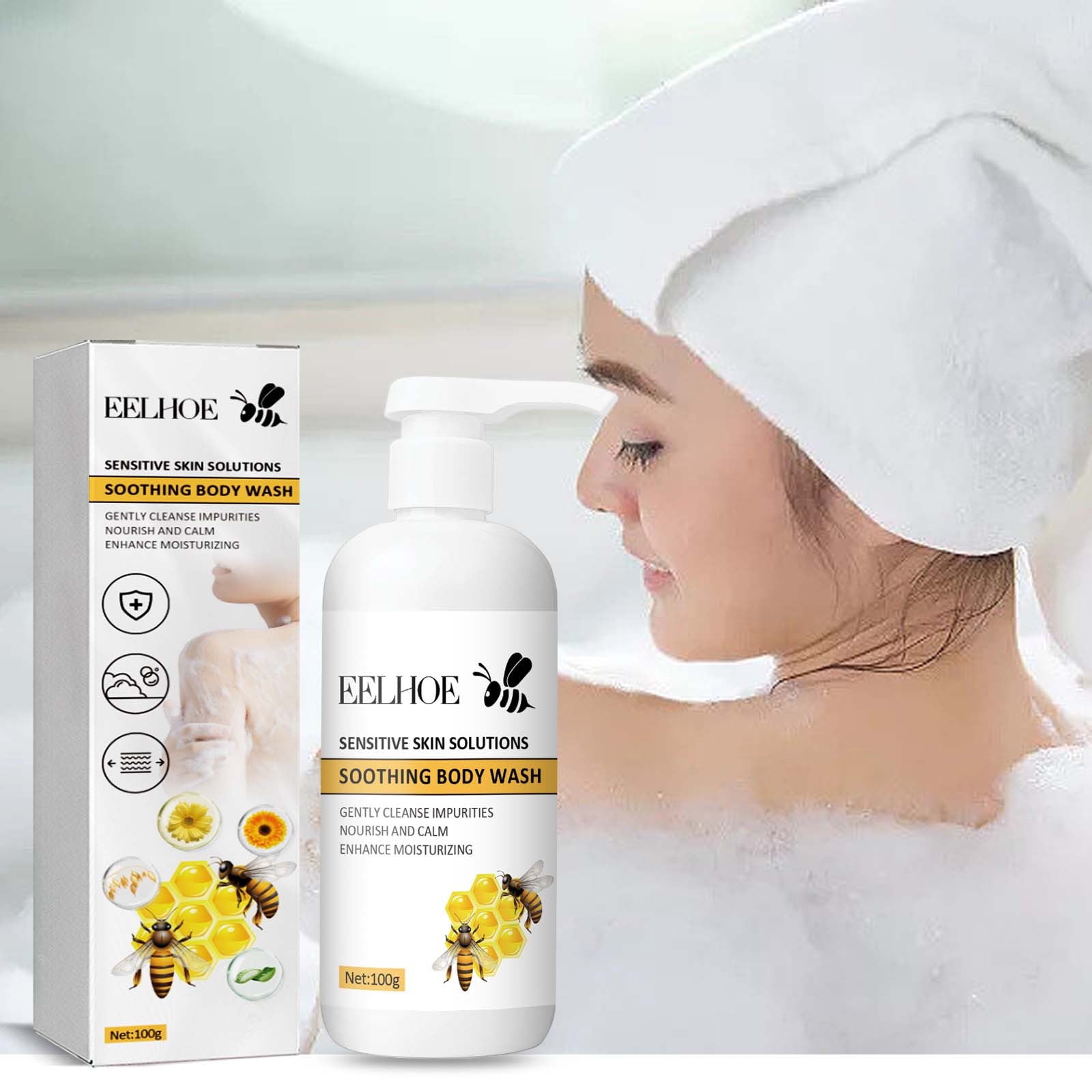 Shower Gel For Cleansing,Soothe Skin Irritationhelp Moisturize The Skin