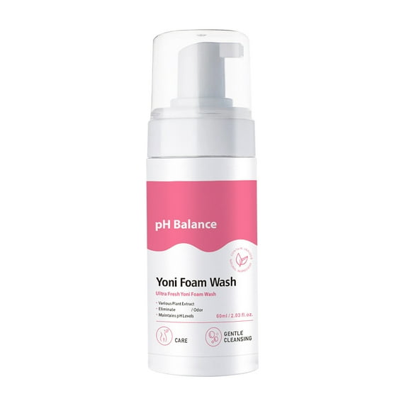 Shower Gel, Gentle Cleansing Mousse for Women, Eliminates Odor, Natural & Safe pH-Balanced to Keep Skin Moisturized