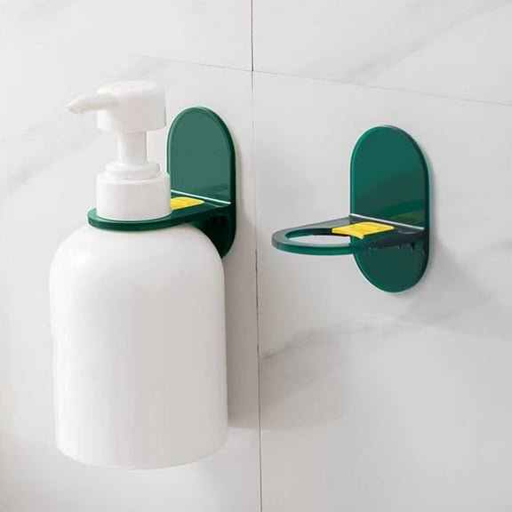 Shower Gel Storage Rack No Punching Wall Mounted Shampoo Holder Bathroom Organizer for Body Wash Dispenser - 2 Pack