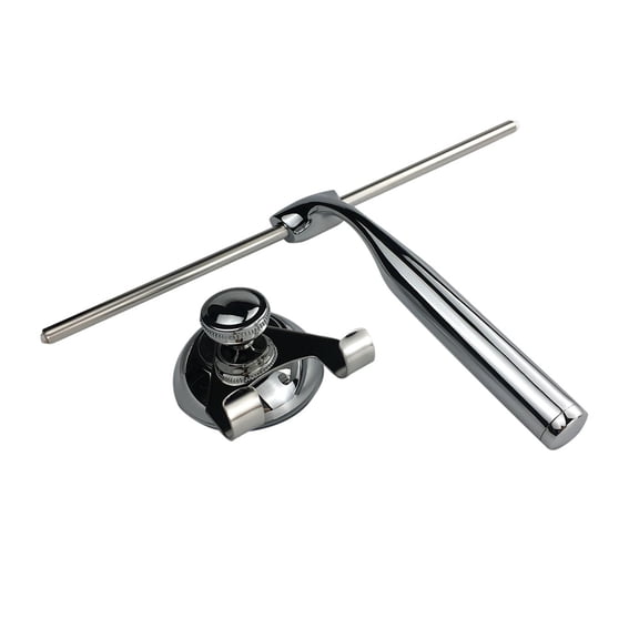 Shower Glass Cleaner Squeegee Stainless Steel Wiper with Suction Hook 25*17cm for Bathroom Mirror and Car Windshield