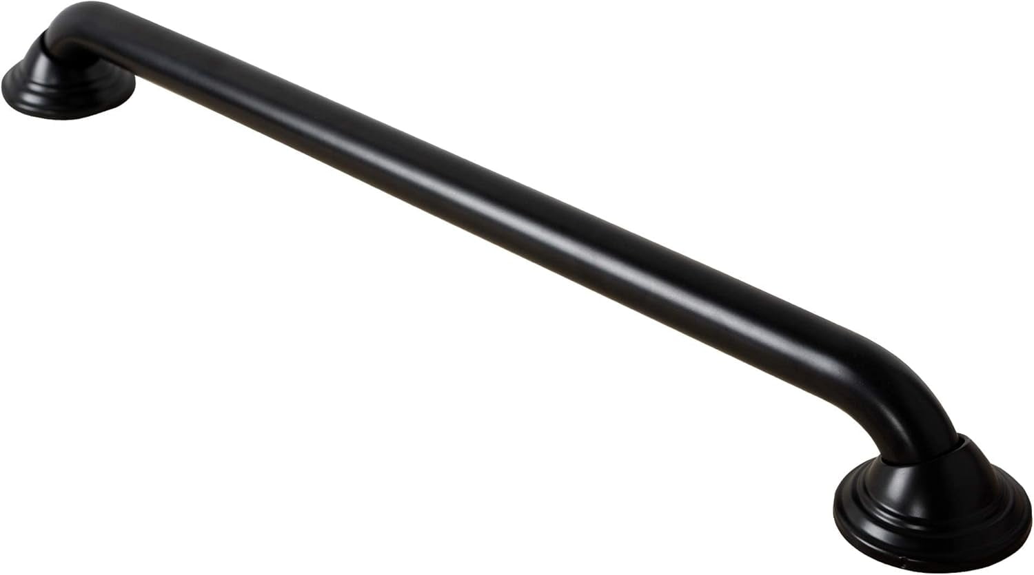 Shower Grab Bar - 24" Black Bathroom Grab Bars for Seniors - Non-Slip ...