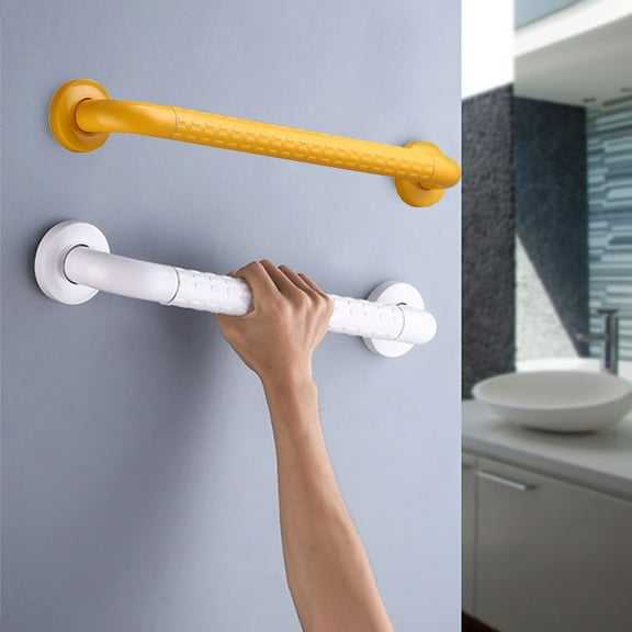 Shower Grab Bar for Bathroom, Non-Slip Stainless Steel Handicap Safety Handle with Night Light, Wall-Mounted Support Rail for Seniors, Shower & Bathtub