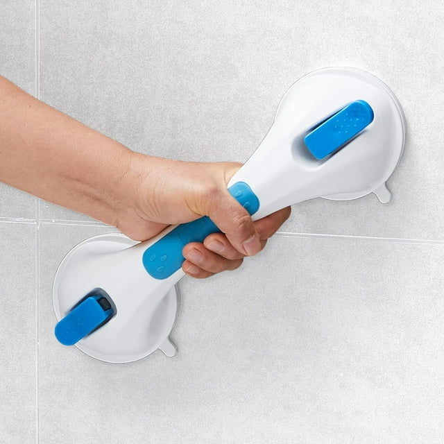 Shower Grab Bars for Seniors, 16.8 Inch Suction Grab Bars for Bathtubs