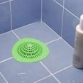 thumbnail image 1 of Shower Hair Catcher, Drain Cover, Silicone Floor Gutter Mat for Bathroom Kitchen Sink, Fine Mesh & Strong Suction, 2-Pack, 1 of 6
