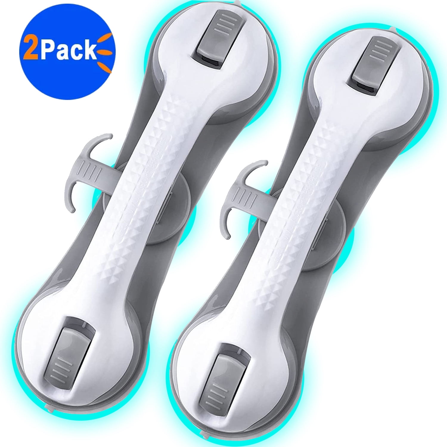 Shower Handle 2 Pack Grab Bars for Bathroom Shower Handle, Grip Grab in ...