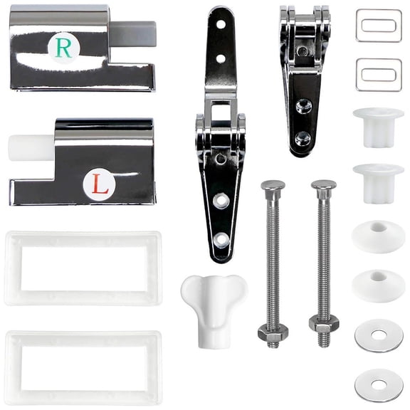 Shower Handle Replacement 2 Pieces with Three Level Adjustable Wheel for Mixing Valve Zinc Alloy Bathroom Silver