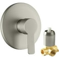 Shower Handle Replacement Single Function Shower Mixer Valve Kit Wall