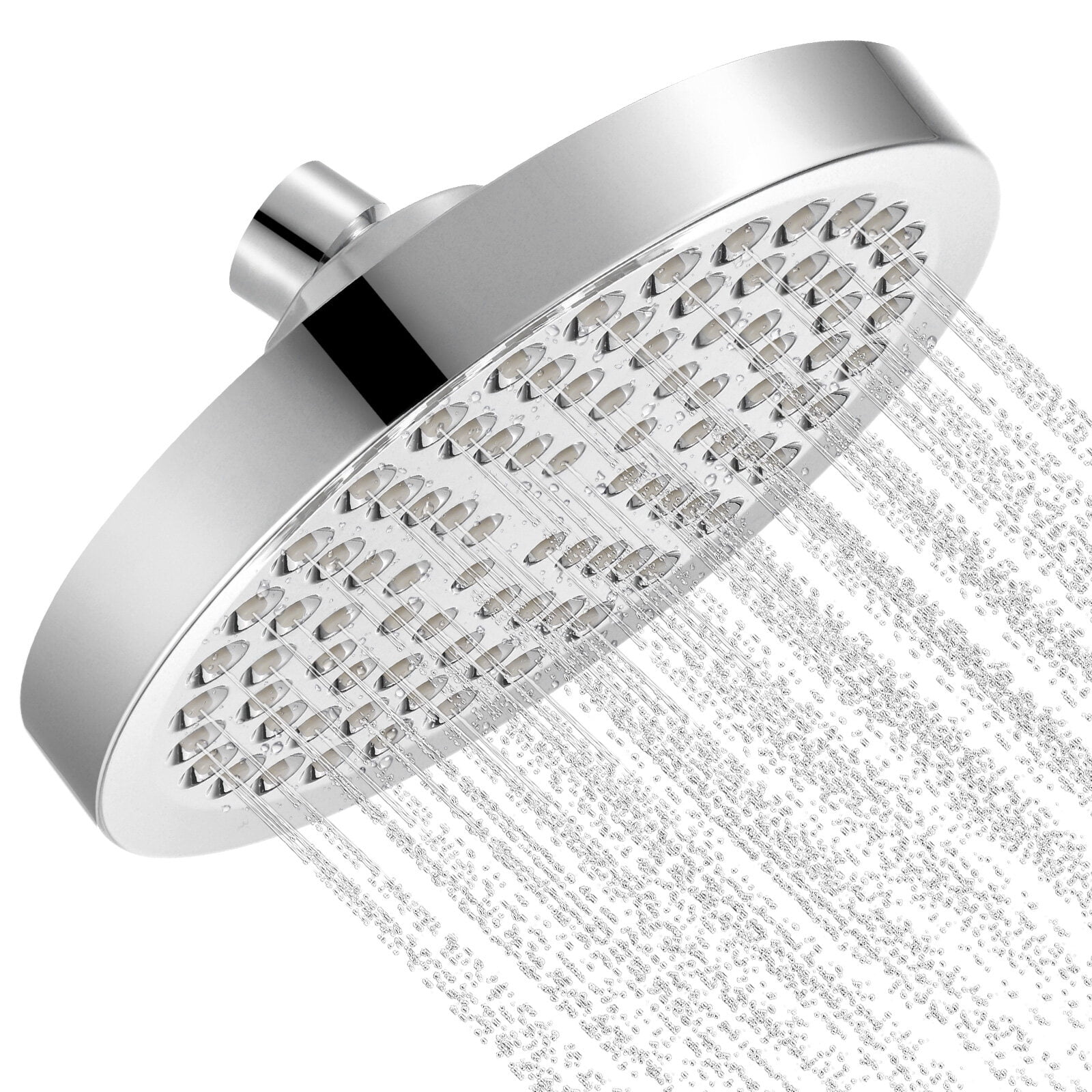 Shower Head Adjustable Angle High Pressure Waterfall Bathroom Showerhead Replacement