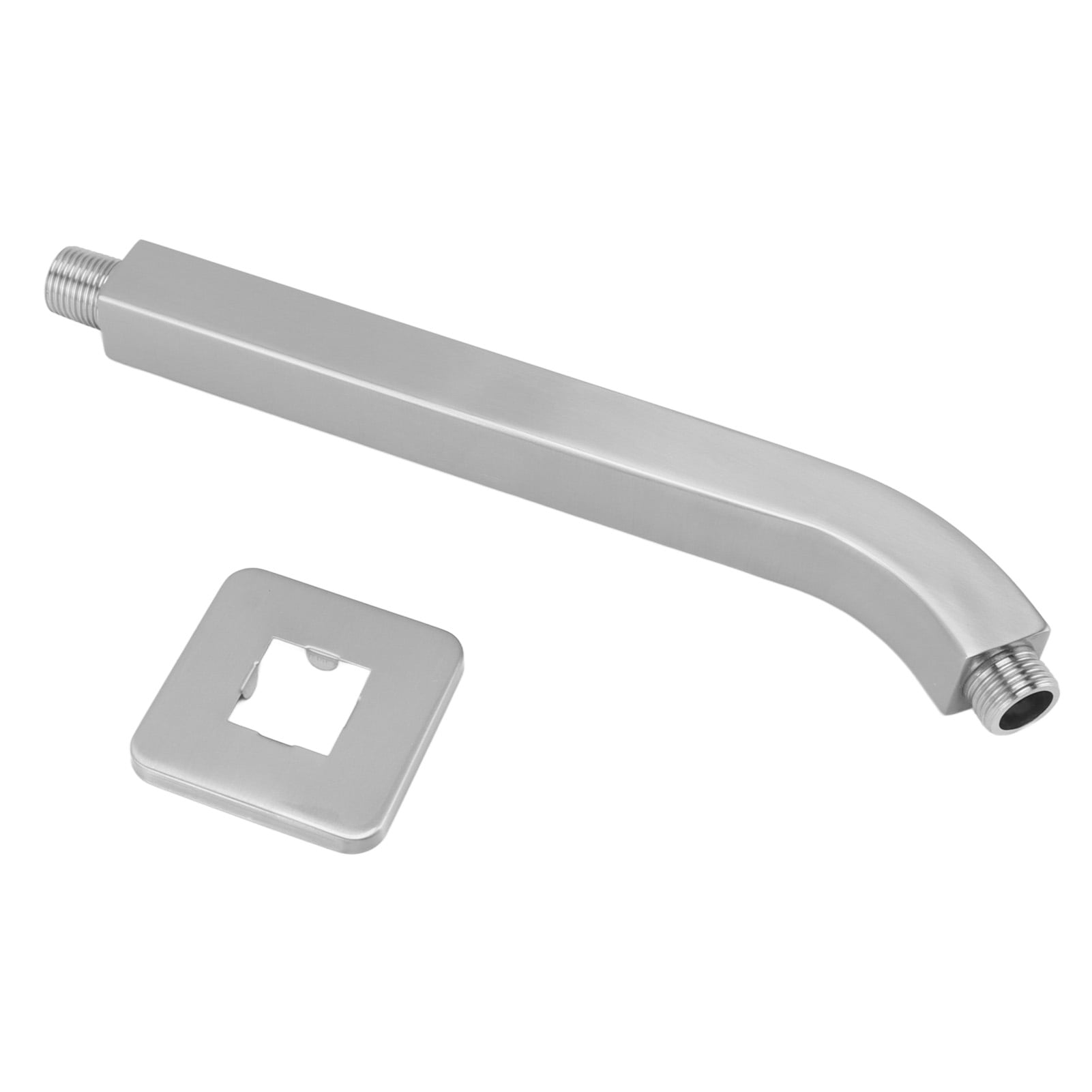 Shower Head Arm Square Brass Wall Mounted Rustproof 10in Shower Head