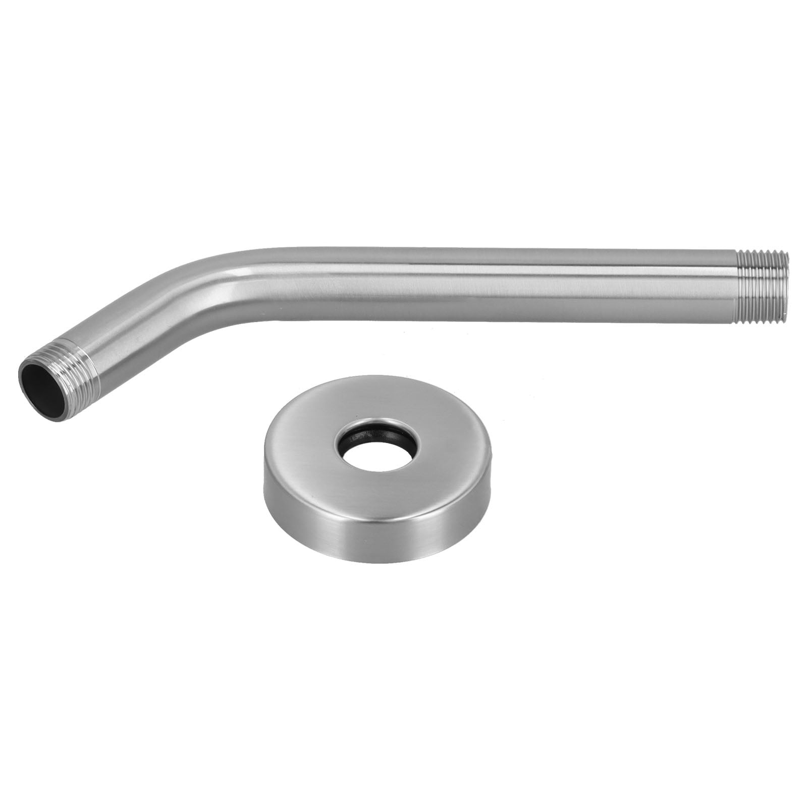 Shower Head Arm Stainless Steel Round Concealed NPT Shower Head Extension Tube for Toilet