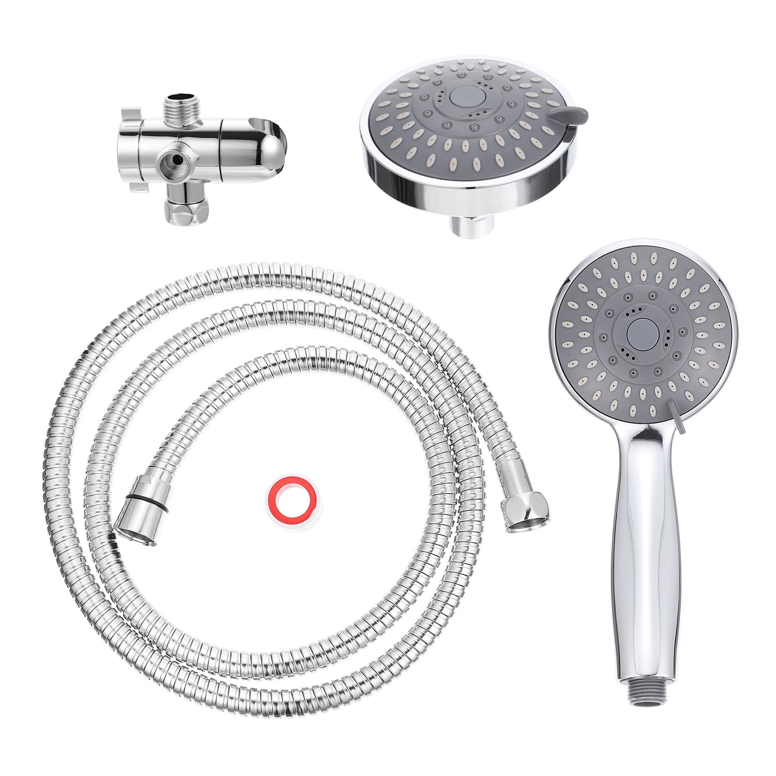 Shower Head Bathroom Heads Rain Bronze Kit System Set Handheld Pressure