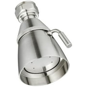Shower Head, Brass High Flow Shower Sprayer Head, Adjustable Angle and Water Flow, G 1/2, Brushed Nickel