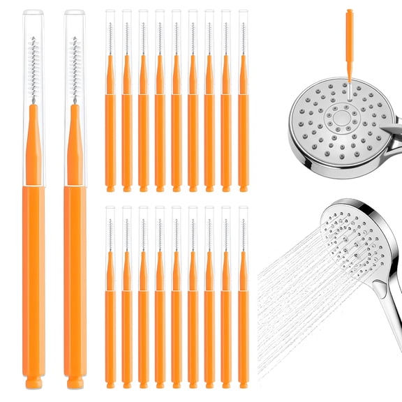 Shower Head Cleaner  Shower Head Cleaner Picks, Cleaning Brush for Clogged Holes, Bathroom Tool 20 PCS