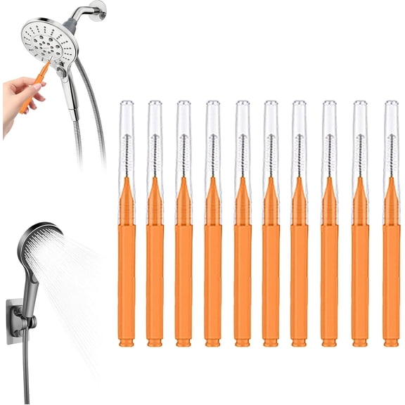 Shower Head Cleaning Brush for Small Holes, Anti-Clogging Nozzle Brush for Shower Head, Phone Hole Pore Gap, Showerhead Cleaner for Bathroom,Multifunctional Crevice Tiny Cleaning Brushes (C)