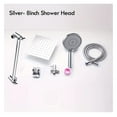 thumbnail image 1 of Shower Head Combination Set 8/10 Inch, Triple Function Handheld Shower System, Adjustable Stainless Steel Extension Arm, Low Water Pressure Resistant, with Long Hose, 1 of 3