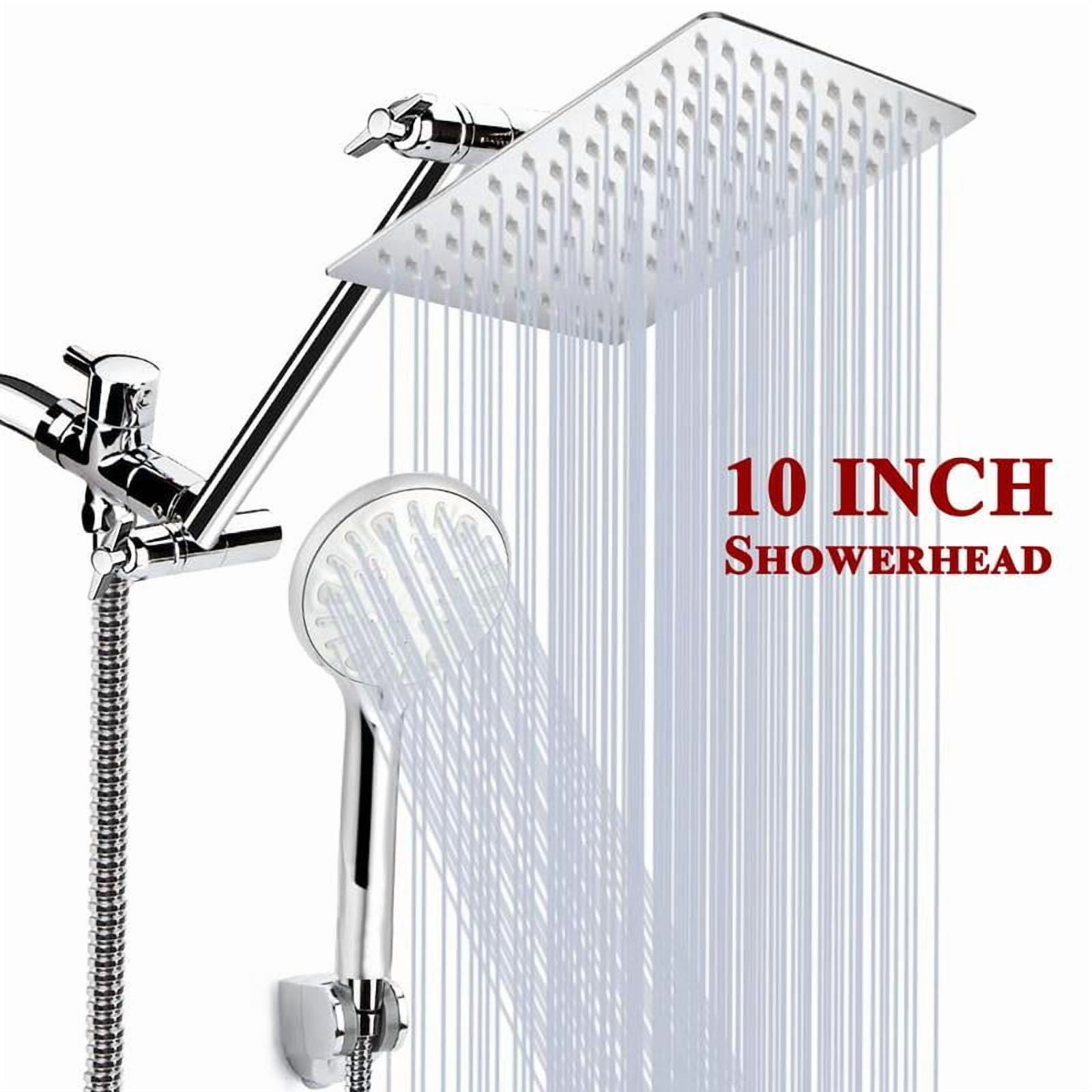 Shower Head Combo 8 Inch High Pressure Rain Shower Head With 11 Inch ...