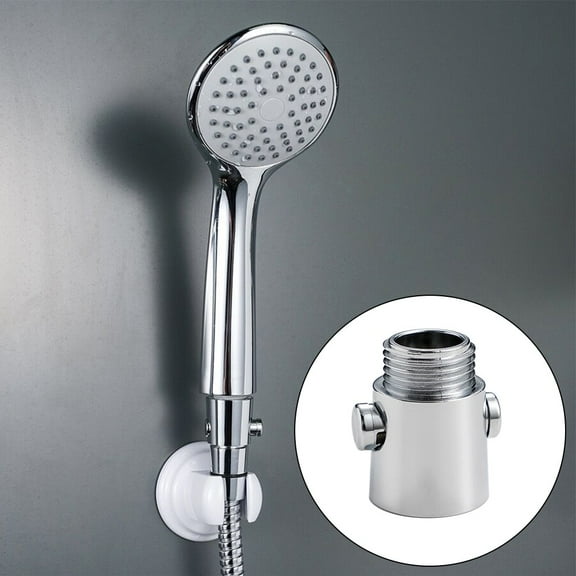 Shower Head Control Switch for Efficient Water Stop Saving Valve Shut Off Valve White