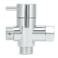 Shower Head Diverter Valve G1/2 Diverter Valve 3 Way for Hand Held Showerhead and Fixed Spray