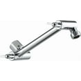 thumbnail image 1 of Shower Head Extension Arm, 6 in Shower Extension Arm with Locking Nut, Adjustable Height and Angle Shower Arm Extender, Universal G1/2 Connector for Fixed and Handheld ShowerHead, Chrome, 1 of 7