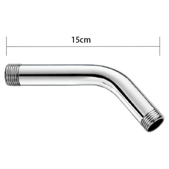 Shower Head Extension Arm Straight Angled Extra Hose Pipe Sprayer Rainfall Shower Plating Stainless Steel Bathroom Accessory
