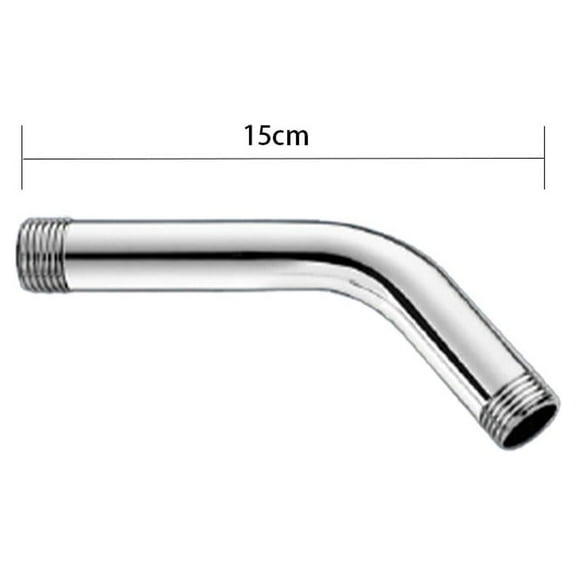 Shower Head Extension Arm Straight Angled Extra Hose Pipe Sprayer Rainfall Shower Plating Stainless Steel Bathroom Accessory
