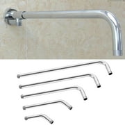 Shower Head Extension Pipe,Stainless Steel Shower Head Extension Arm Straight Angled Extra Hose Pipe Shower