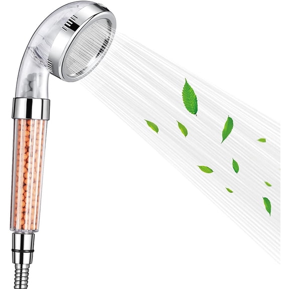 Shower Head, Filter Filtration High Pressure Water Saving 3 Mode Function Spray Handheld Showerheads for Dry Skin Hair