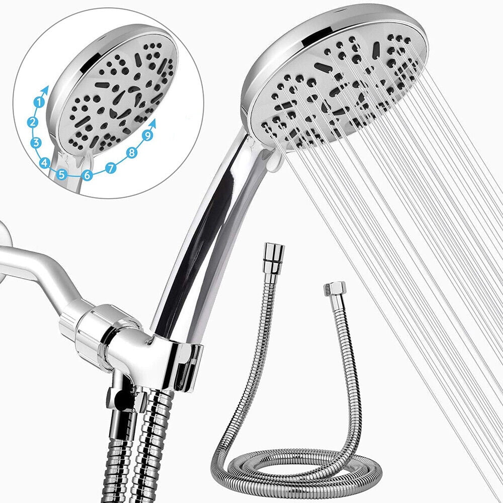 Shower Head with Handheld, 9 Spray Settings High Pressure Hand Held