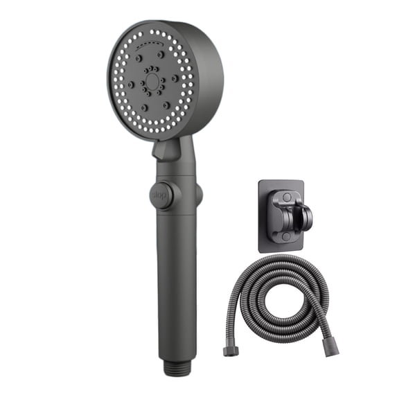 Shower Head with Handheld High Pressure 8 Spray Modes Body Coverage Powerful Rain Showerhead with 78In Long Hose and Adjustable Holders for Bathroom Upgrade