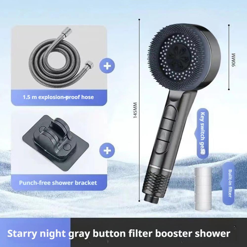Shower Head with Handheld, High Pressure Water Flow and Multiple Spray ...