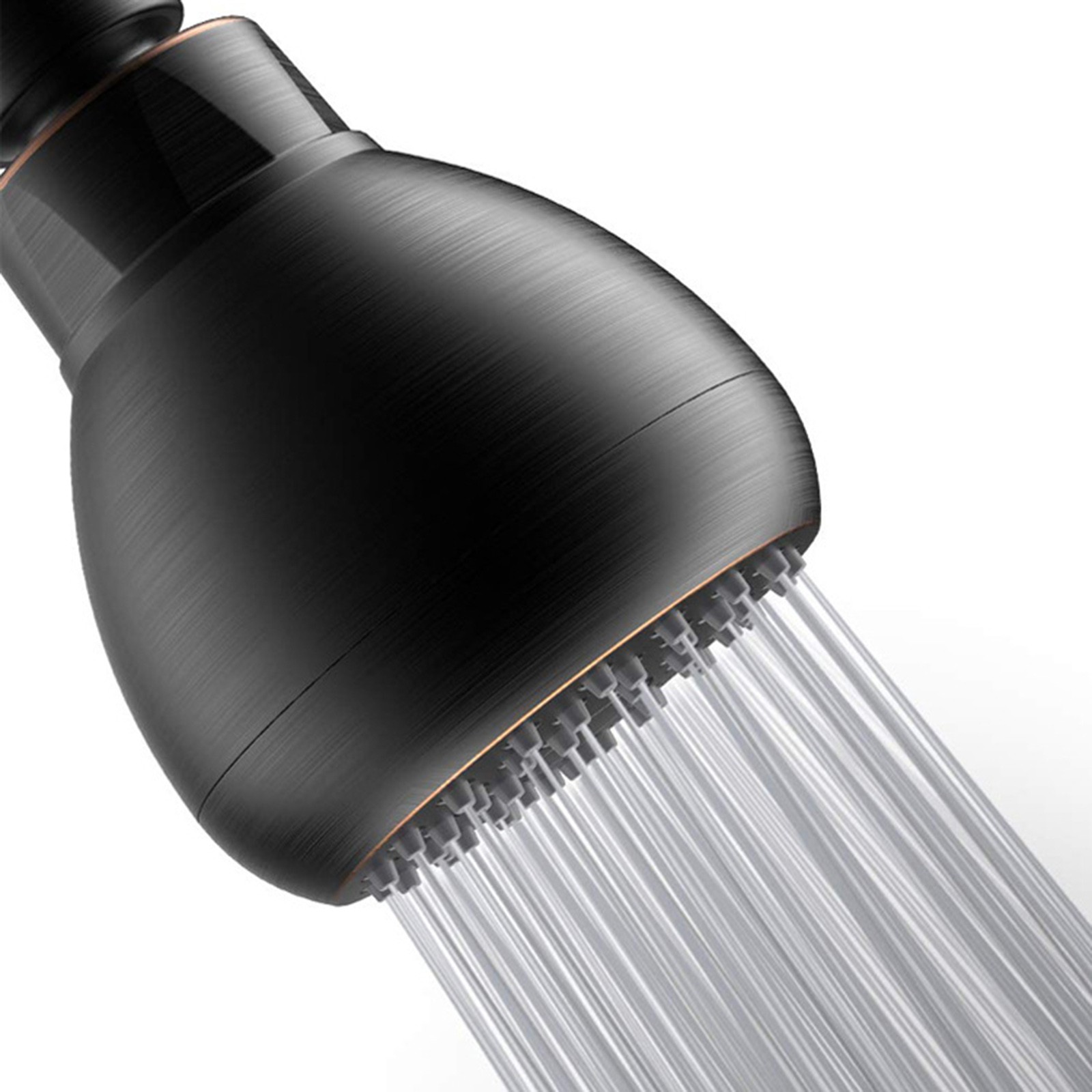 Shower Head High Pressure Rain Modern Black Look The Adjustable ...