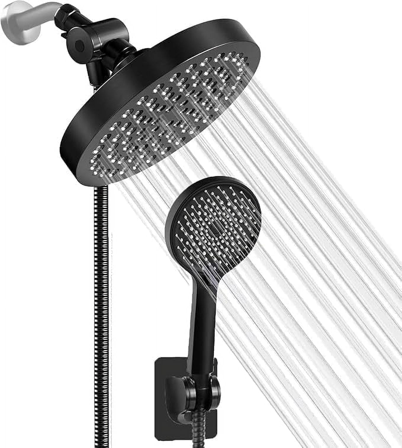 DnxnIaIfy Shower Head, High Pressure Rain ShowerHead, Handheld ShowerHeads Combo with 60" Hose for bathroom
