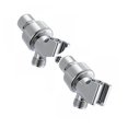 thumbnail image 1 of Shower Head Holder for Handheld Shower Head,Solid Adjustable Shower Arm Mount for Connecting Shower Arm and Shower Hose,Universal 1/2 Inch IPS Female Inlet and Male Outlet,3.14Inch (Z-Silver 2 Pcs), 1 of 4
