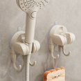 thumbnail image 1 of Shower Head Holder, Removable Shower Head Holder Suction,No Drill Wall Mount Handheld Shower Wand Hose Holders Universal 360° Adjustable for Bathroom, 1 of 6