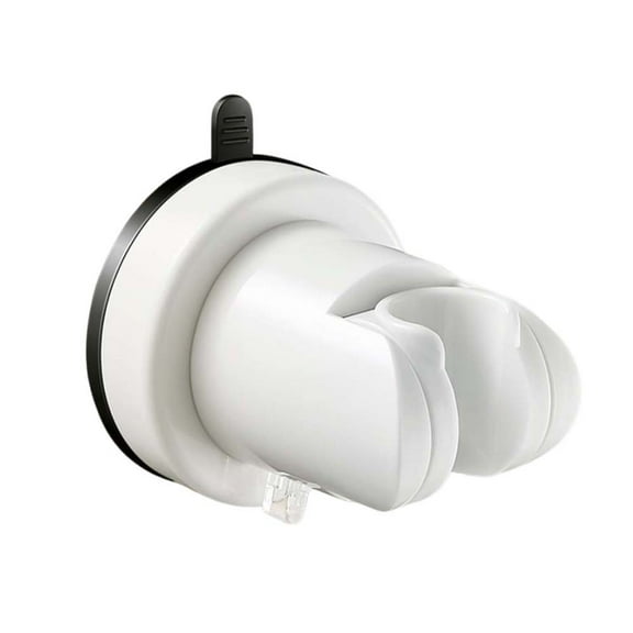 Shower Head Holder Removable Wall Mount Bracket Abs Plastic Suction Cup White