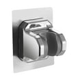 thumbnail image 1 of Shower Head Holder, Silver Handheld Shower Bracket, Wall Mount Shower Head Holder, Adjustable Strong Adhesive Bracket for Handheld Sprayer, No Drill Installation, by Goohae, 1 of 8