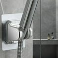 thumbnail image 1 of Shower Head Holder Strong Adhesive No Drilling Wall Mount Adjustable Handheld Showerhead Bracket for RV Kids Bathroom Shower,Fix Firmly and Use Conveniently (Silver, 1), 1 of 8