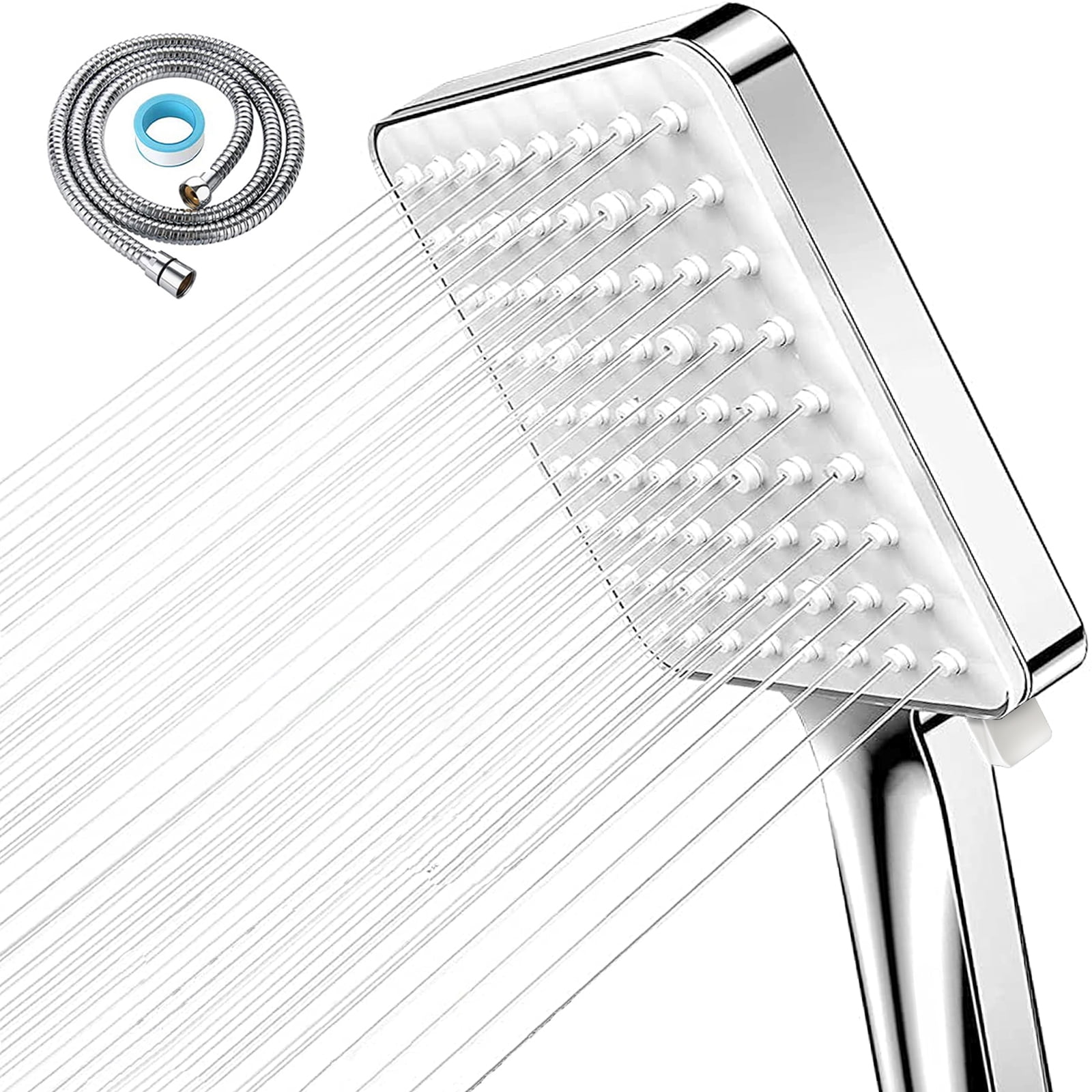 Shower Head with Hose, 6 Spray Settings,FiveHome Modern High Pressure