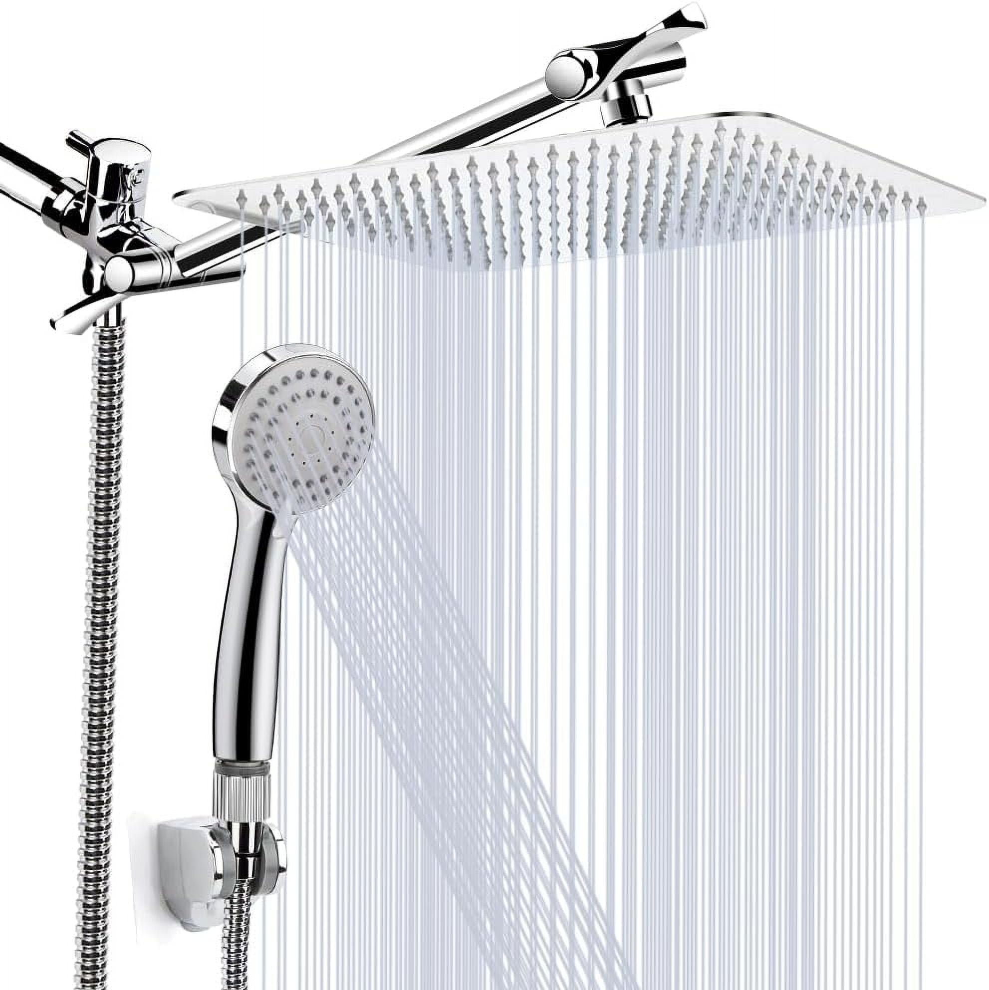Shower Head, Pressure Rainfall Shower Head/Handheld Showerhead Combo
